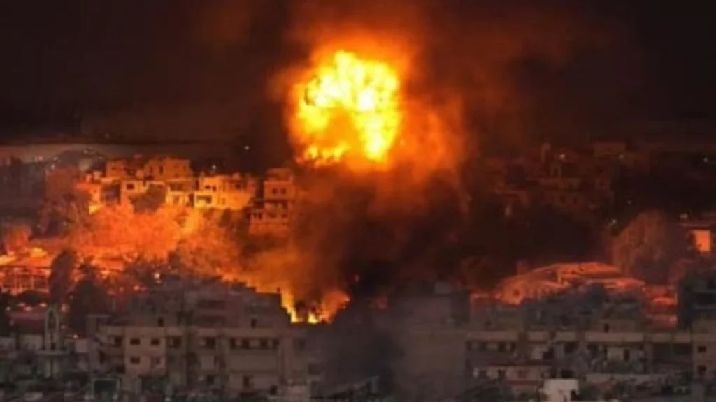 İşgalci İsrailin şehir Telaviv yoğun bombardıman altında...